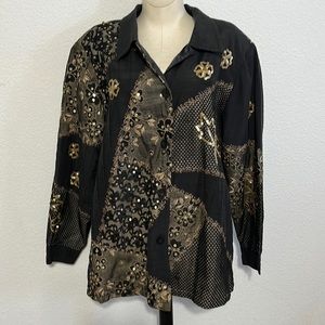 Indigo Moon jacket 1X